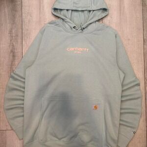 Brand‎ new Carhartt WIP turquoise hoodie Size m men